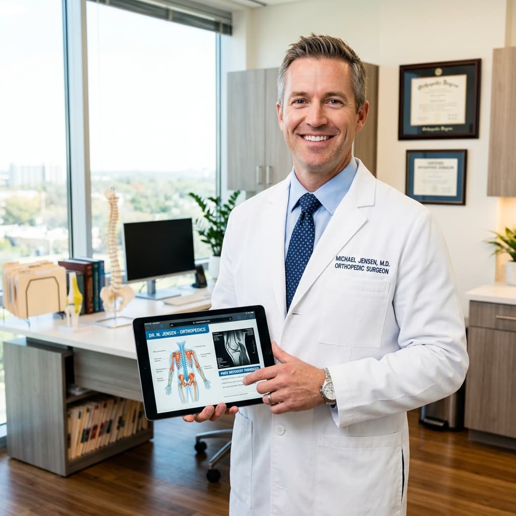 Dr. Marcus Vance in clinical consult room