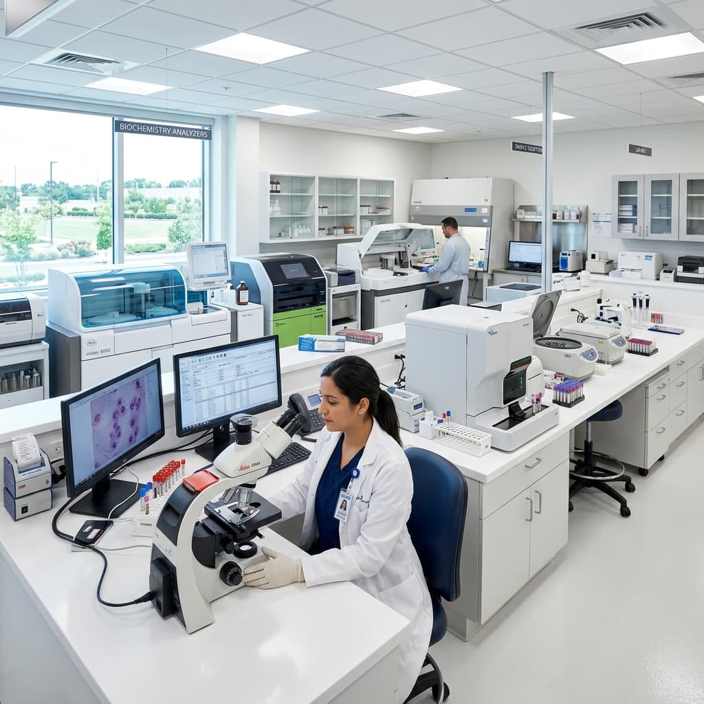 ApexCare fully automated laboratory analysis facility